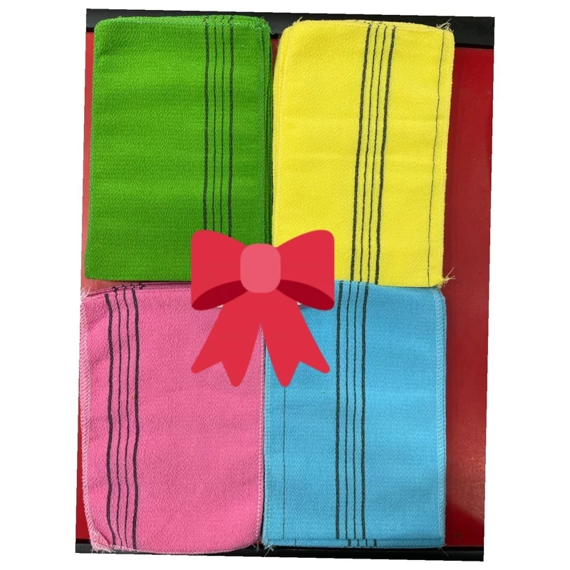 کیسه حمام نانو جادویی عمده شاداب کننده پوست از بین بردن پوست مرده