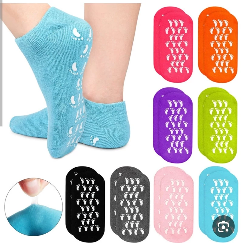 جوارب سلیکونی مخصوص ترک پا و نرم کردن پا
