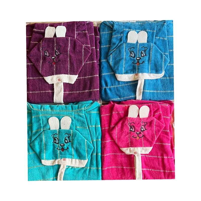 حوله تن پوش بچگانه سایز 70و80و90و 100و 110در رنگ های مختلف