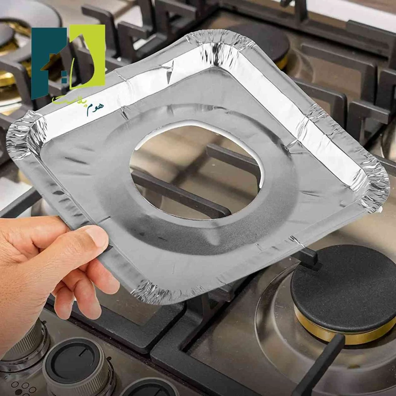 فویل دور شعله مربعی 8 عددی